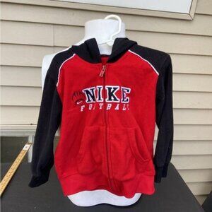 Country Club Chic Nike red and black therma-fit quarter zip fleece sz small